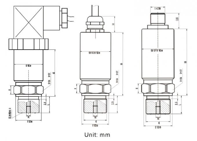 R134 Sensor R410a R22 Air Compressor Pressure Transducer R134a R404a Oil Pressure ...