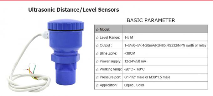 Waterproof Ultrasonic Sensor Transmitter 10meter Water Tank Ultrasonic ...