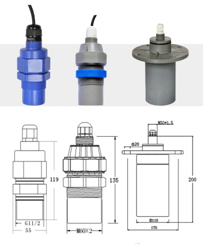 Explosion Proof Abs Ultrasonic Sensor Transmitter Industrial Ultrasonic